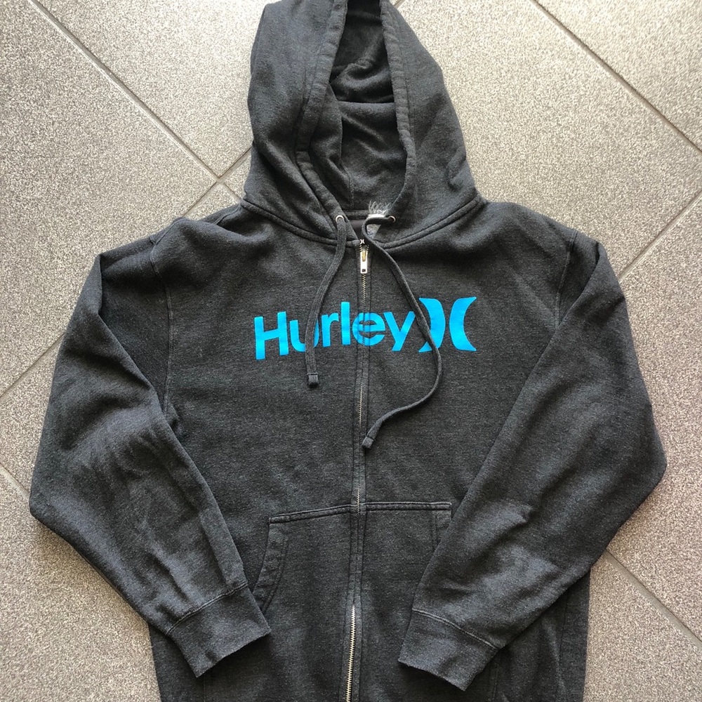 Gray Hurley Zip Up Jacket
